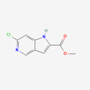 methyl 6-chloro-1H-pyrrolo[3,2-c]pyridine-2-carboxylate CAS 1140512-59-9