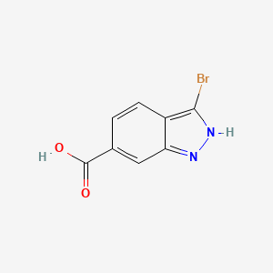 3-bromo-2H-indazole-6-carboxylic acid CAS 114086-30-5