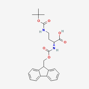 (2R)-2-(9H-fluoren-9-ylmethoxycarbonylamino)-4-[(2-methylpropan-2-yl)oxycarbonylamino]butanoic acid CAS 114360-56-4
