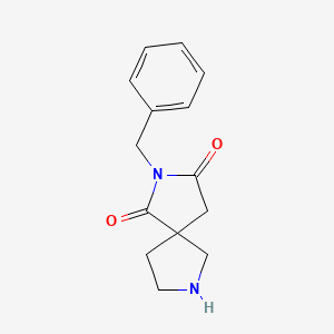 2-benzyl-2,7-diazaspiro[4.4]nonane-1,3-dione CAS 1148044-35-2