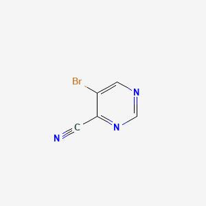 5-bromopyrimidine-4-carbonitrile CAS 114969-66-3