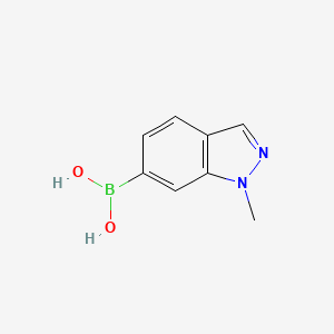 (1-methylindazol-6-yl)boronic acid CAS 1150114-80-9