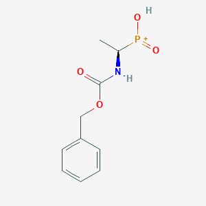hydroxy-oxo-[(1R)-1-(phenylmethoxycarbonylamino)ethyl]phosphanium CAS 115115-40-7