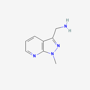 (1-methylpyrazolo[3,4-b]pyridin-3-yl)methanamine CAS 1151512-20-7