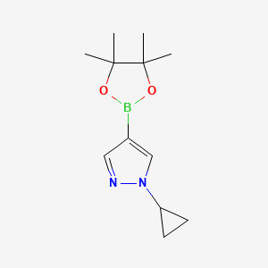 1-cyclopropyl-4-(4,4,5,5-tetramethyl-1,3,2-dioxaborolan-2-yl)pyrazole CAS 1151802-22-0