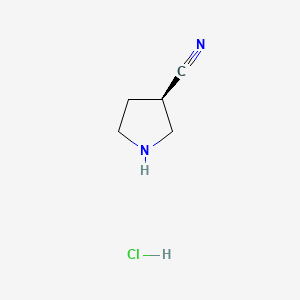 (3R)-pyrrolidine-3-carbonitrile;hydrochloride CAS 1153950-54-9