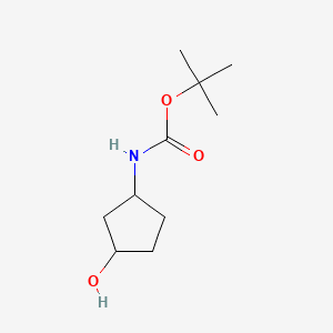 tert-butyl N-(3-hydroxycyclopentyl)carbamate CAS 1154870-59-3