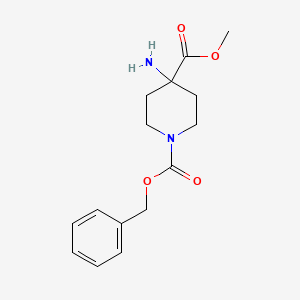 1-O-benzyl 4-O-methyl 4-aminopiperidine-1,4-dicarboxylate CAS 115655-42-0