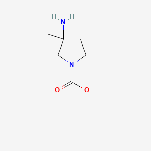 tert-butyl 3-amino-3-methylpyrrolidine-1-carboxylate CAS 1158758-59-8