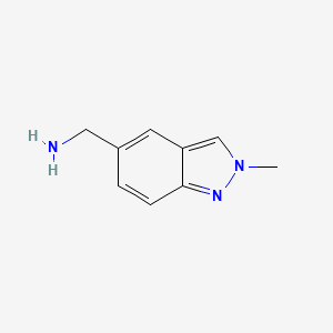 (2-methylindazol-5-yl)methanamine CAS 1159511-63-3