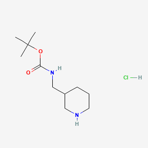 tert-butyl N-(piperidin-3-ylmethyl)carbamate;hydrochloride CAS 1159826-67-1