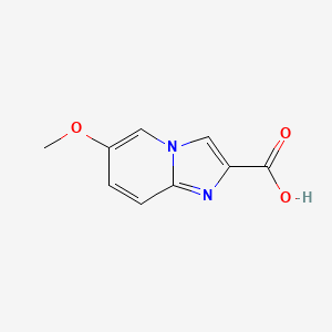 6-methoxyimidazo[1,2-a]pyridine-2-carboxylic acid CAS 1159832-92-4