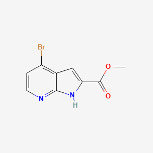 methyl 4-bromo-1H-pyrrolo[2,3-b]pyridine-2-carboxylate CAS 1159982-21-4