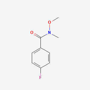4-fluoro-N-methoxy-N-methylbenzamide CAS 116332-54-8
