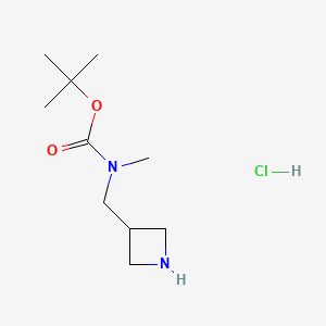 tert-butyl N-(azetidin-3-ylmethyl)-N-methylcarbamate;hydrochloride CAS 1170019-97-2