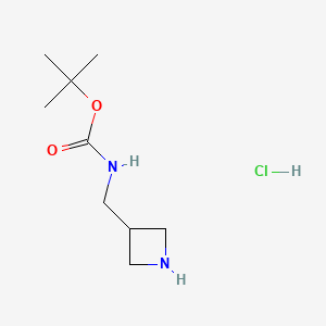 tert-butyl N-(azetidin-3-ylmethyl)carbamate;hydrochloride CAS 1170108-38-9