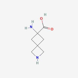 6-amino-2-azaspiro[3.3]heptane-6-carboxylic acid CAS 1170775-77-5