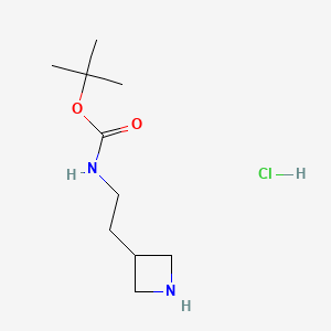 tert-butyl N-[2-(azetidin-3-yl)ethyl]carbamate;hydrochloride CAS 1170905-43-7