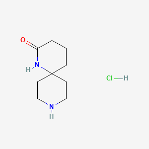 1,9-diazaspiro[5.5]undecan-2-one;hydrochloride CAS 1171417-47-2