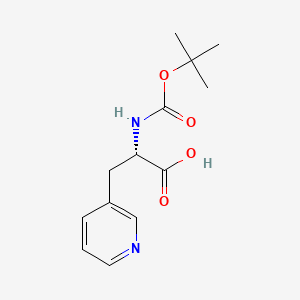 (2S)-2-[(2-methylpropan-2-yl)oxycarbonylamino]-3-pyridin-3-ylpropanoic acid CAS 117142-26-4