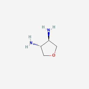 (3R,4R)-oxolane-3,4-diamine CAS 117180-87-7