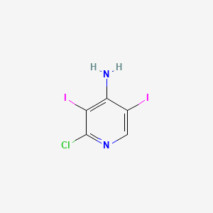 2-chloro-3,5-diiodopyridin-4-amine CAS 1171919-00-8