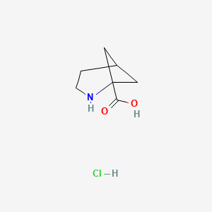 2-azabicyclo[3.1.1]heptane-1-carboxylic acid;hydrochloride CAS 1172802-41-3