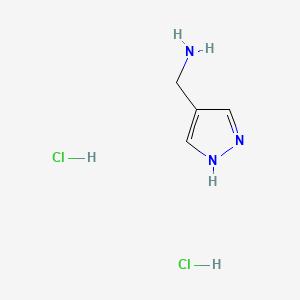 1H-pyrazol-4-ylmethanamine;dihydrochloride CAS 1172862-88-2