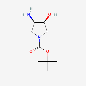 tert-butyl (3R,4S)-3-amino-4-hydroxypyrrolidine-1-carboxylate CAS 1174020-29-1