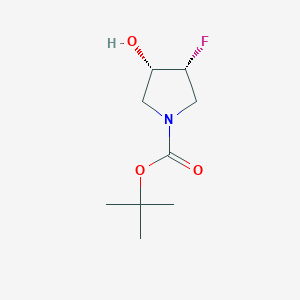 tert-butyl (3R,4S)-3-fluoro-4-hydroxypyrrolidine-1-carboxylate CAS 1174020-49-5