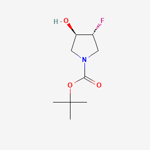tert-butyl (3R,4R)-3-fluoro-4-hydroxypyrrolidine-1-carboxylate CAS 1174020-50-8