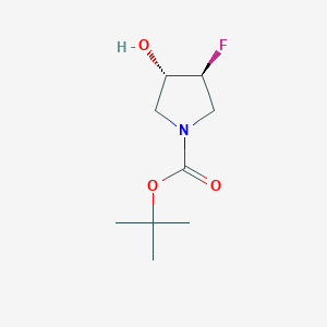 tert-butyl (3S,4S)-3-fluoro-4-hydroxypyrrolidine-1-carboxylate CAS 1174020-51-9