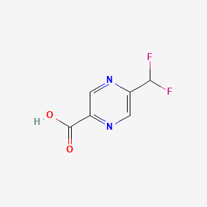 5-(difluoromethyl)pyrazine-2-carboxylic acid CAS 1174321-06-2