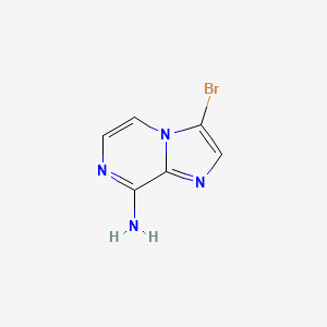 3-bromoimidazo[1,2-a]pyrazin-8-amine CAS 117718-92-0