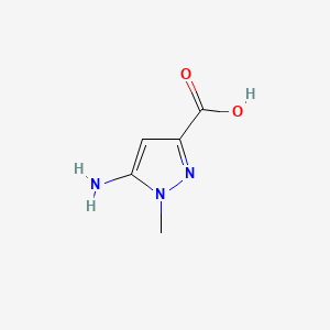 5-amino-1-methylpyrazole-3-carboxylic acid CAS 117860-53-4