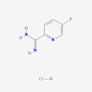 5-fluoropyridine-2-carboximidamide;hydrochloride CAS 1179362-15-2