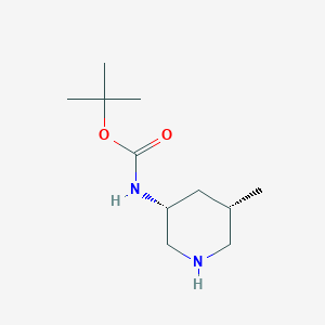 tert-butyl N-[(3R,5S)-5-methylpiperidin-3-yl]carbamate CAS 1187055-56-6