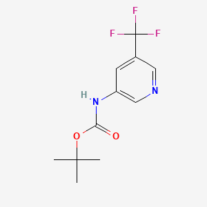tert-butyl N-[5-(trifluoromethyl)-3-pyridinyl]carbamate CAS 1187055-61-3
