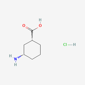 cis-(1R,3S)-3-aminocyclohexane-1-carboxylic acid;hydrochloride CAS 118785-96-9