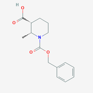 (2R,3R)-2-methyl-1-phenylmethoxycarbonylpiperidine-3-carboxylic acid CAS 1187933-24-9