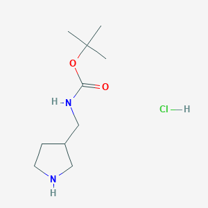 tert-butyl N-(pyrrolidin-3-ylmethyl)carbamate;hydrochloride CAS 1188263-69-5