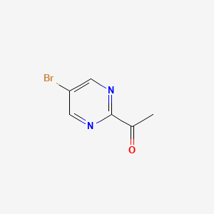 1-(5-bromopyrimidin-2-yl)ethanone CAS 1189169-37-6
