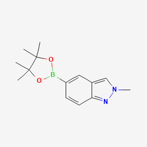 2-methyl-5-(4,4,5,5-tetramethyl-1,3,2-dioxaborolan-2-yl)indazole CAS 1189746-27-7