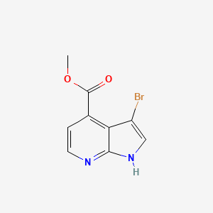 methyl 3-bromo-1H-pyrrolo[2,3-b]pyridine-4-carboxylate CAS 1190310-82-7