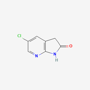 5-chloro-1,3-dihydropyrrolo[2,3-b]pyridin-2-one CAS 1190314-60-3