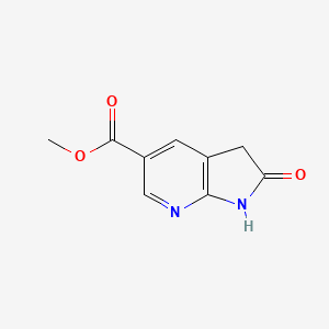 methyl 2-oxo-1,3-dihydropyrrolo[2,3-b]pyridine-5-carboxylate CAS 1190317-75-9