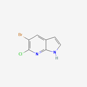 5-bromo-6-chloro-1H-pyrrolo[2,3-b]pyridine CAS 1190321-59-5