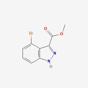 methyl 4-bromo-1H-indazole-3-carboxylate CAS 1190322-47-4