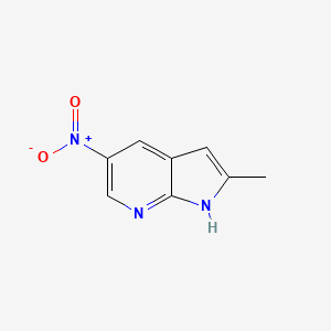 2-methyl-5-nitro-1H-pyrrolo[2,3-b]pyridine CAS 1190322-73-6