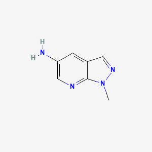 1-methylpyrazolo[3,4-b]pyridin-5-amine CAS 1190380-60-9